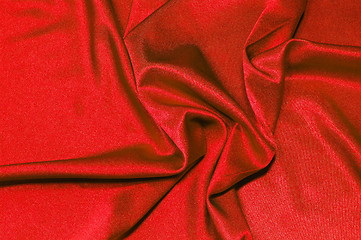 Image showing red satin background