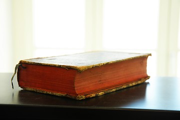 Image showing old books in library