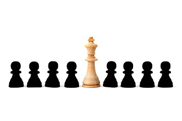 Image showing individual chess people