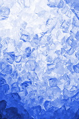 Image showing abstract blie ice background