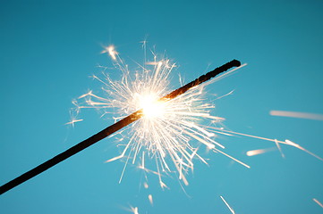 Image showing christmas sparkler