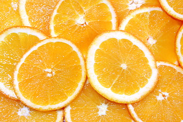 Image showing orange fruit background