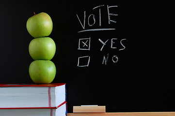 Image showing vote yes or no