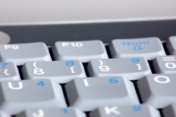 Image showing keyboard of laptop computer