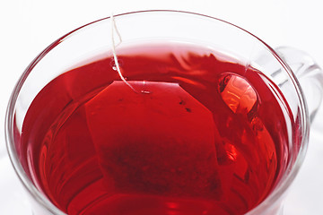 Image showing red berry tea