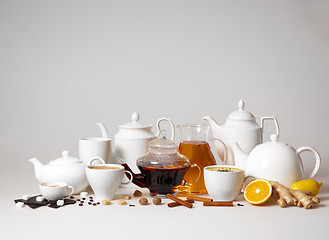 Image showing tea and coffee