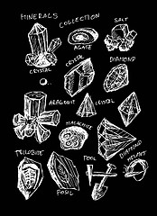 Image showing different crystals