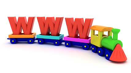 Image showing WWW train