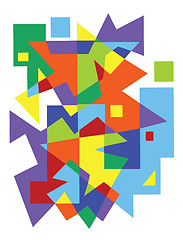 Image showing abstract geometric pattern