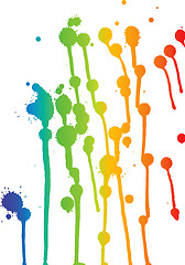 Image showing color drops background