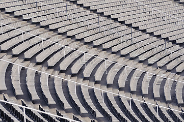 Image showing stadium chairs