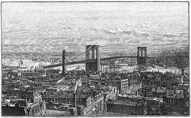 Image showing Brooklyn Bridge