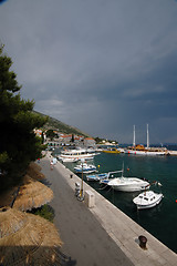 Image showing seaside port croatia