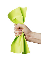 Image showing Green paper