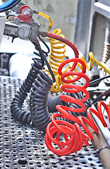 Image showing Pneumatic hoses