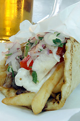 Image showing greek gyro