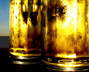 Image showing close up of beer