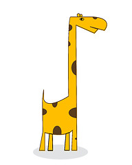 Image showing Clip art giraffe