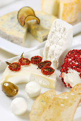 Image showing cheese plate