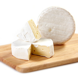 Image showing brie and camembert cheese