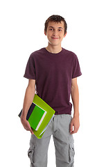 Image showing Student carrying books