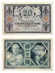 Image showing Old German Money