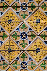 Image showing Old tiles detail 