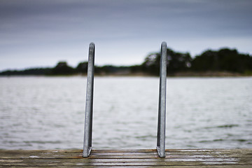 Image showing Summer evening by the sea