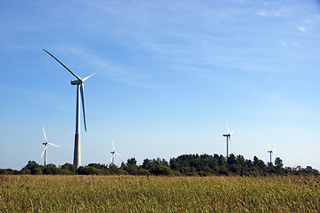 Image showing Landscape with a propeller