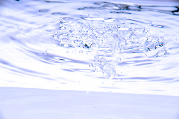 Image showing Blue water