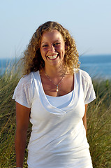 Image showing Young woman smiling