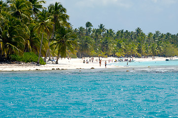 Image showing Island with beautiful beach