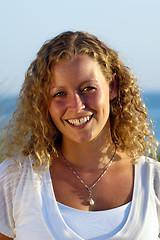 Image showing Young woman smiling