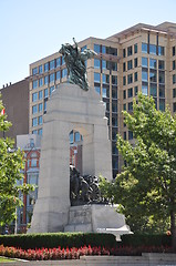 Image showing National War Memorial in Ottawa