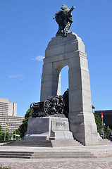 Image showing National War Memorial in Ottawa