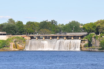 Image showing Rideau Falls in Ottawa