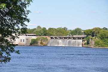 Image showing Rideau Falls in Ottawa