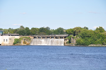 Image showing Rideau Falls in Ottawa
