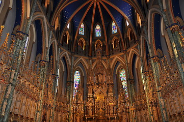 Image showing Notre Dame Basilica in Ottawa