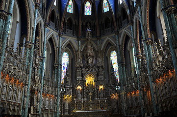Image showing Notre Dame Basilica in Ottawa