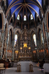 Image showing Notre Dame Basilica in Ottawa