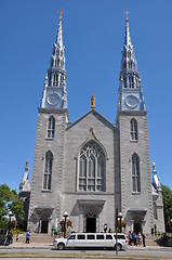 Image showing Notre Dame Basilica in Ottawa