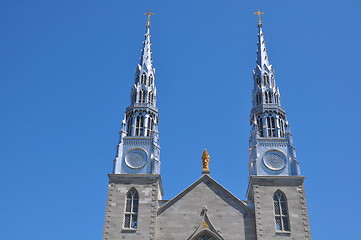 Image showing Notre Dame Basilica in Ottawa