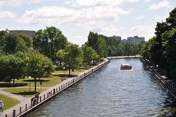 Image showing Rideau Canal in Ottawa