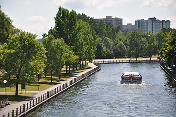 Image showing Rideau Canal in Ottawa