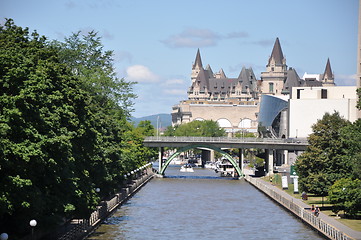 Image showing Rideau Canal in Ottawa