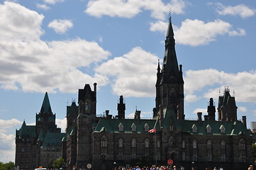 Image showing Parliament Hill in Ottawa