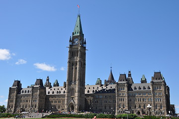 Image showing Parliament Hill in Ottawa