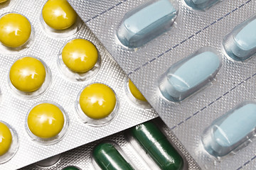 Image showing Colorful pills