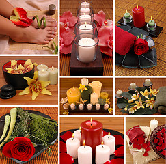 Image showing Aromatheraphy Collage